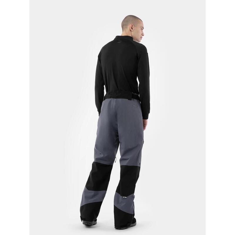 Pantaloni snowboard pentru barbati 4F FOB SPMS001, membrana 15000, Antracit, M