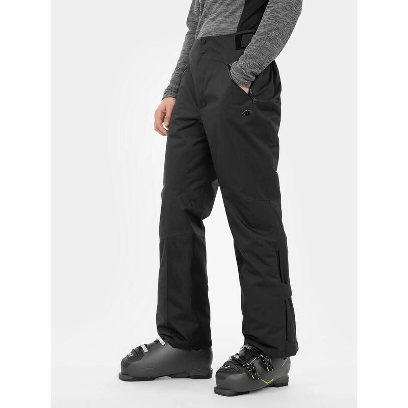 PANTALONI DE SCHI 4FPRO MEMBRANA DERMIZAX® 20 000 PENTRU BĂRBAȚI, Negru, 3XL