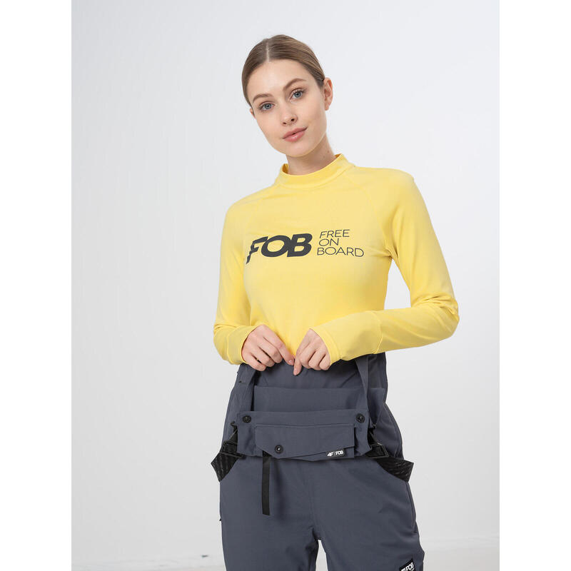 Lenjerie termoactiva dama, 4F BIDD030, Galben Deschis, L