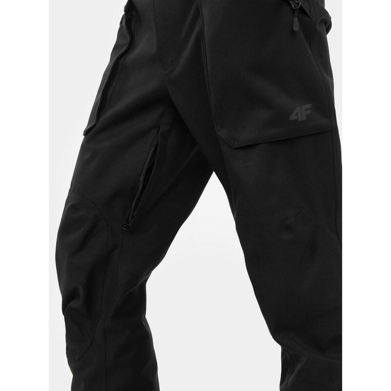 PANTALONI DE SCHI MEMBRANA 8 000 PENTRU BĂRBAȚI, Negru, M