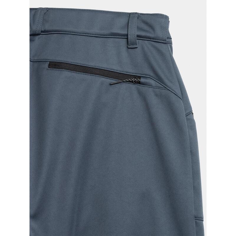 PANTALONI DE TREKKING SOFTSHELL MEMBRANA 8 000 PENTRU BĂRBAȚI, Antracit, XL