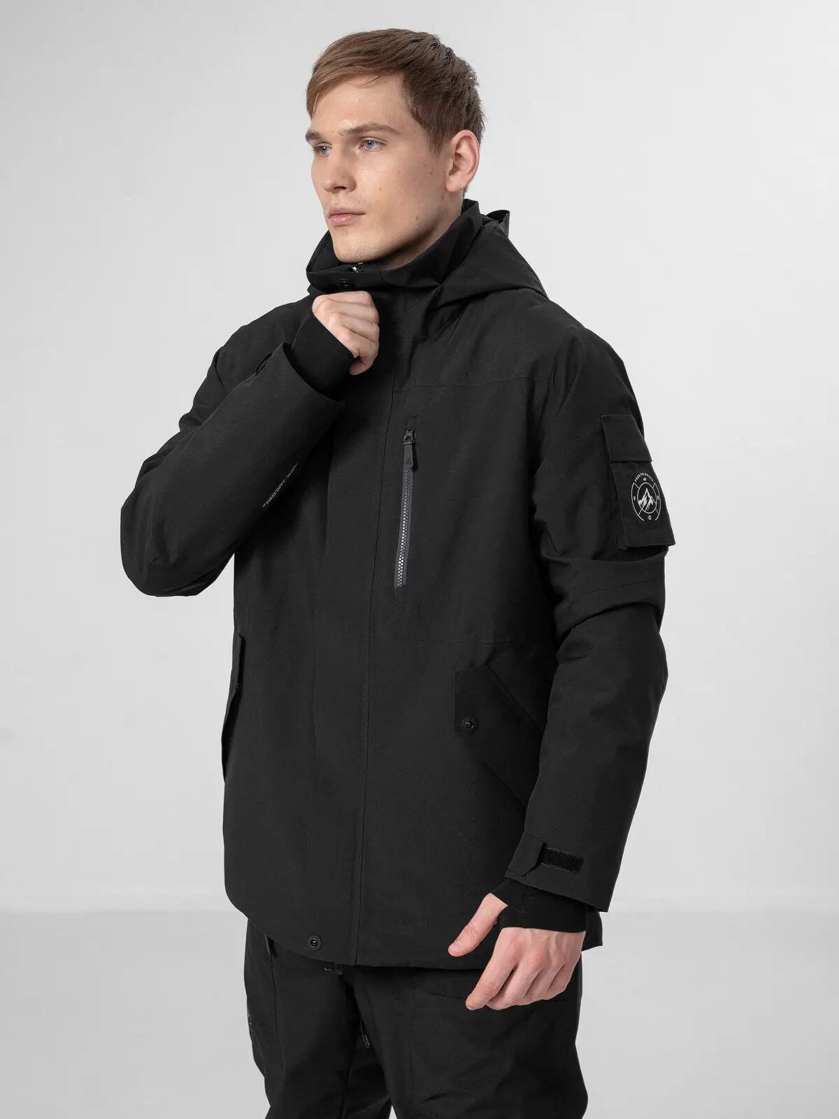 GEACA DE SNOWBOARD MEMBRANA 10 000 PENTRU BĂRBAȚ, Negru, 3XL 5/5