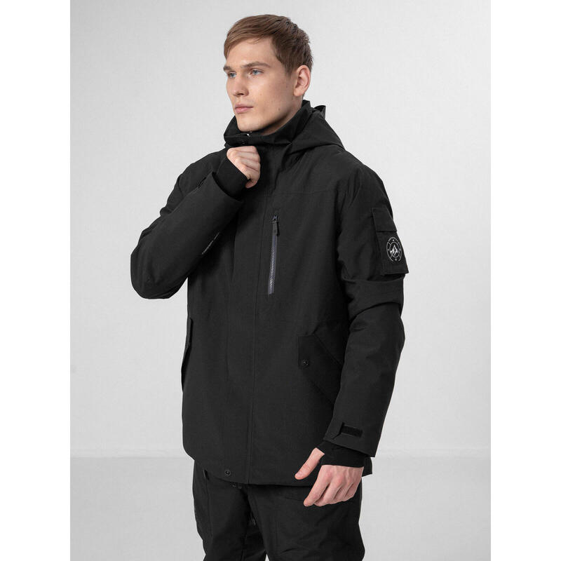 GEACA DE SNOWBOARD MEMBRANA 10 000 PENTRU BĂRBAȚ, Negru, XL