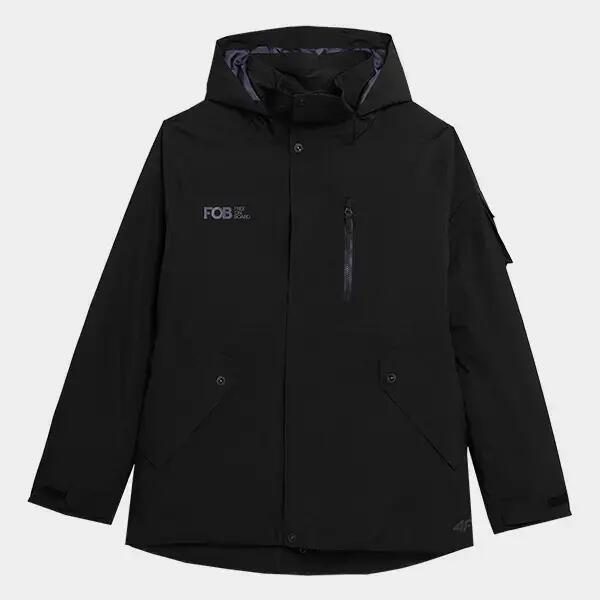 GEACA DE SNOWBOARD MEMBRANA 10 000 PENTRU BĂRBAȚ, Negru, 3XL 4/5