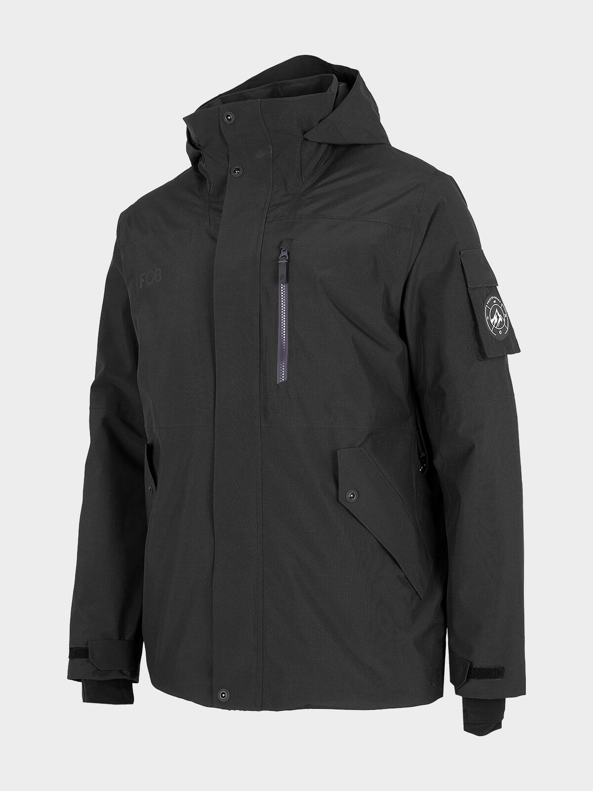 GEACA DE SNOWBOARD MEMBRANA 10 000 PENTRU BĂRBAȚ, Negru, XXL