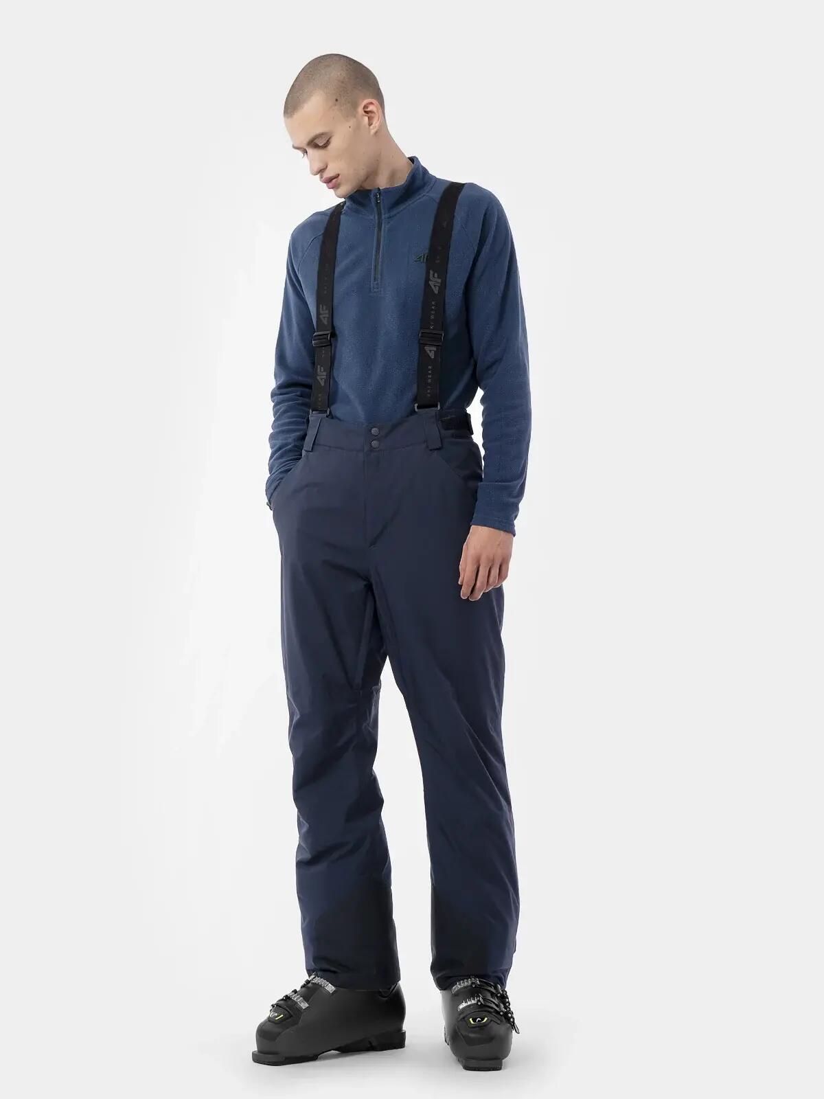 PANTALONI DE SCHI PENTRU BĂRBAȚI CU MEMBRANA 8.000, Bleumarin, S 4/5
