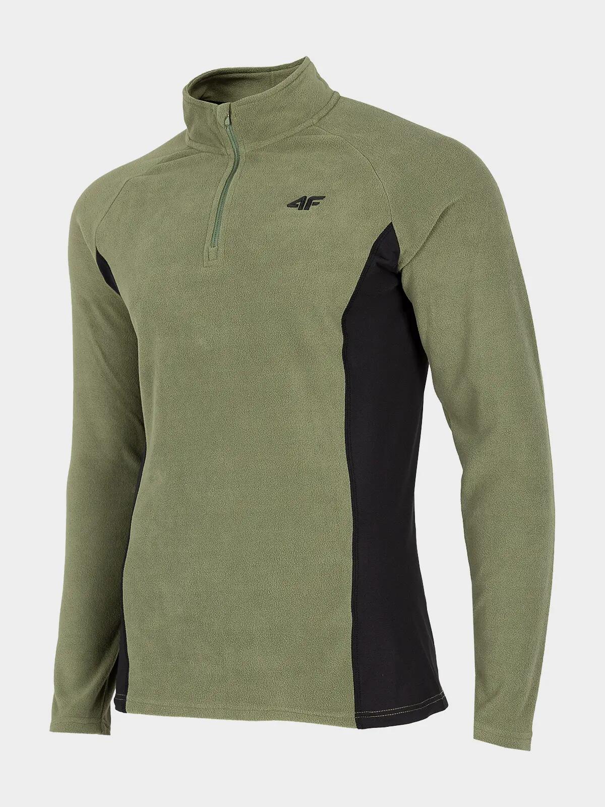 Lenjerie de corp tricou barbati Fleece 4F BIMP011, Verde, 3XL 3/5