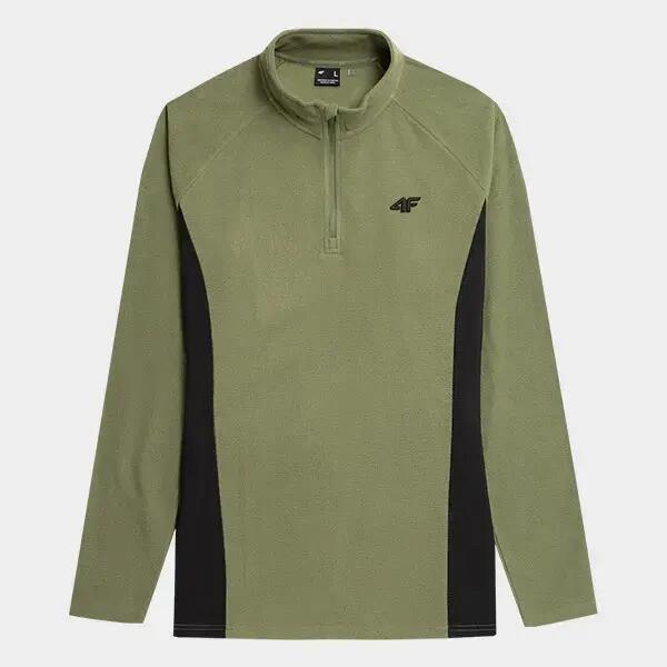 Lenjerie de corp tricou barbati Fleece 4F BIMP011, Verde, 3XL 5/5