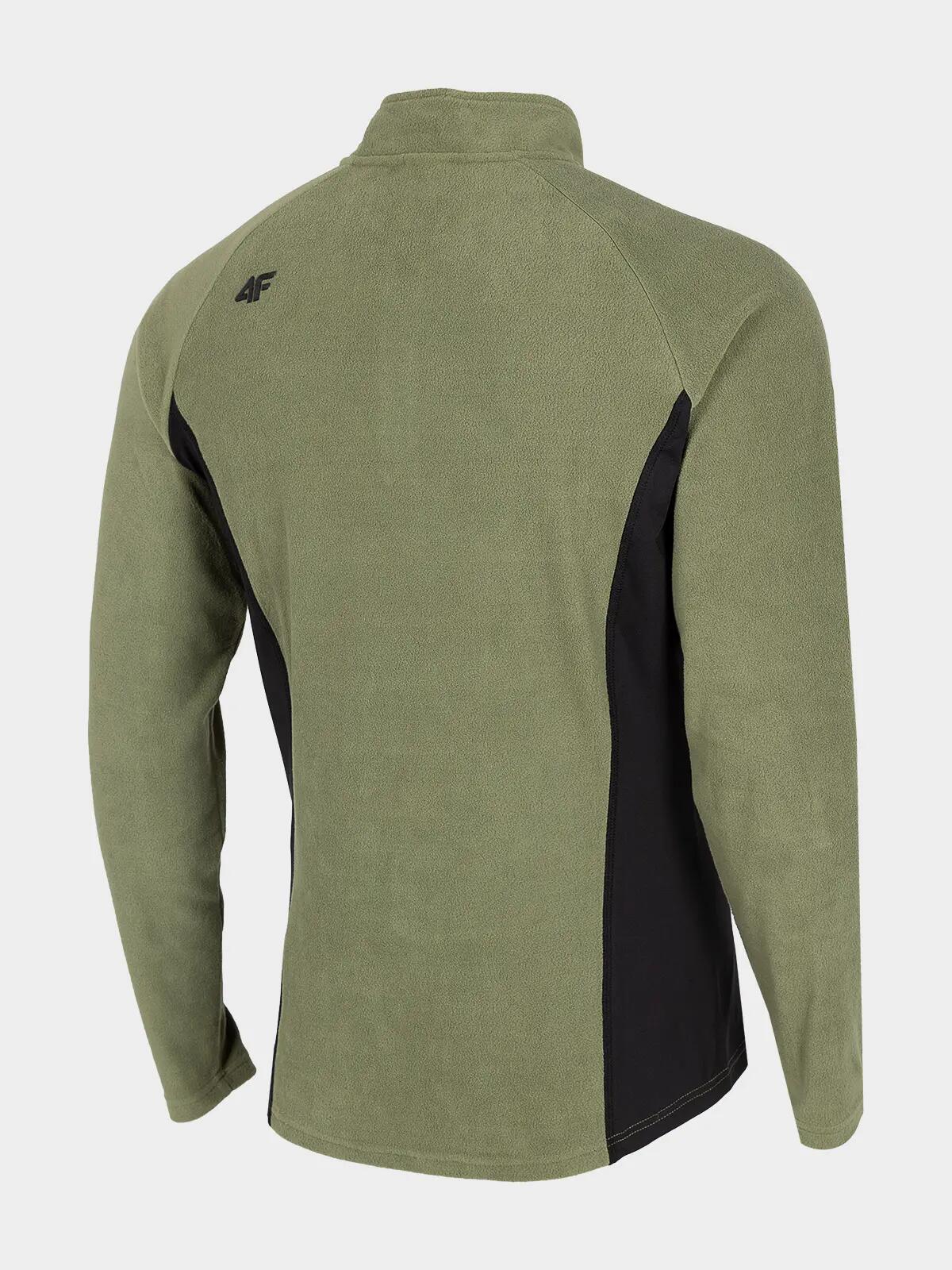 Lenjerie de corp tricou barbati Fleece 4F BIMP011, Verde, 3XL 4/5