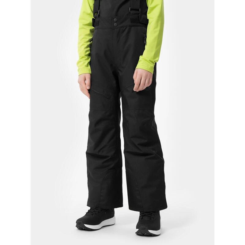 Pantaloni schi băieți 4F JSPMN002, membrană NeoDry 10 000, negru, 158