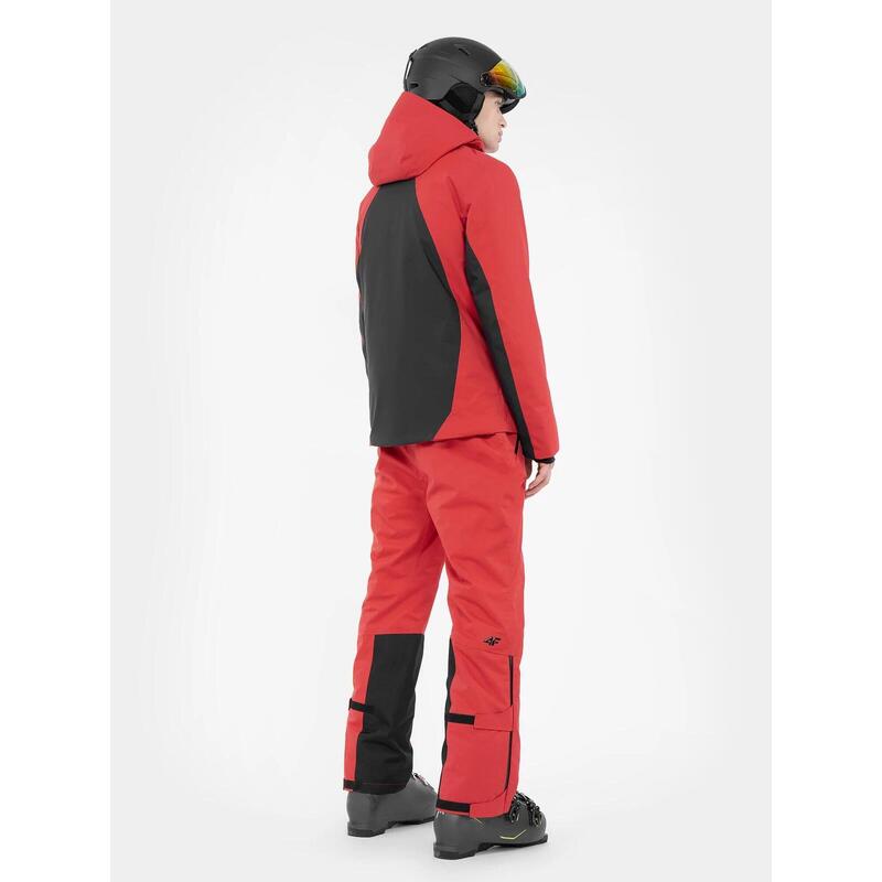 Pantaloni schi 4FPRO membrană Dermizax 20 000 pentru bărbați, roșii, XXL