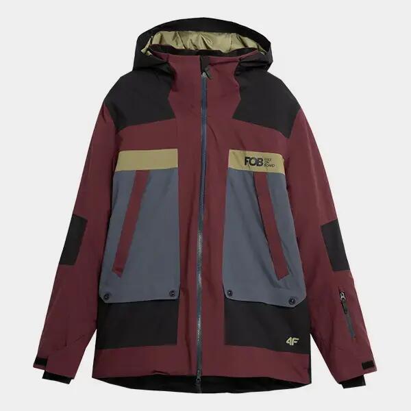 GEACA DE SNOWBOARD MEMBRANA 15 000 PENTRU BĂRBAȚI, Visiniu, S 2/6