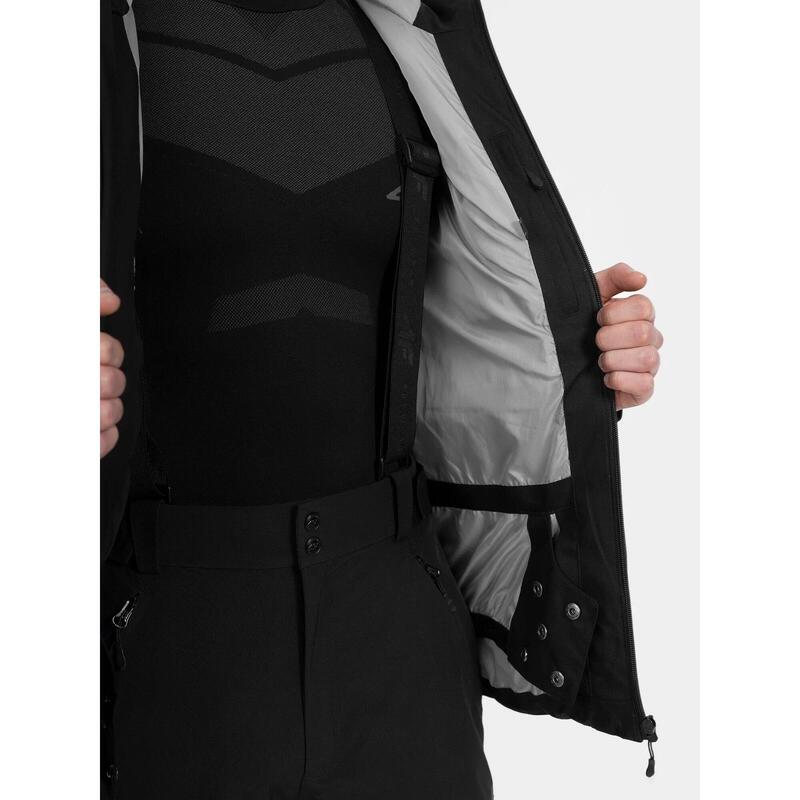 Geacă de schi membrană NeoDry 8 000 pentru bărbați, Negru, 3XL