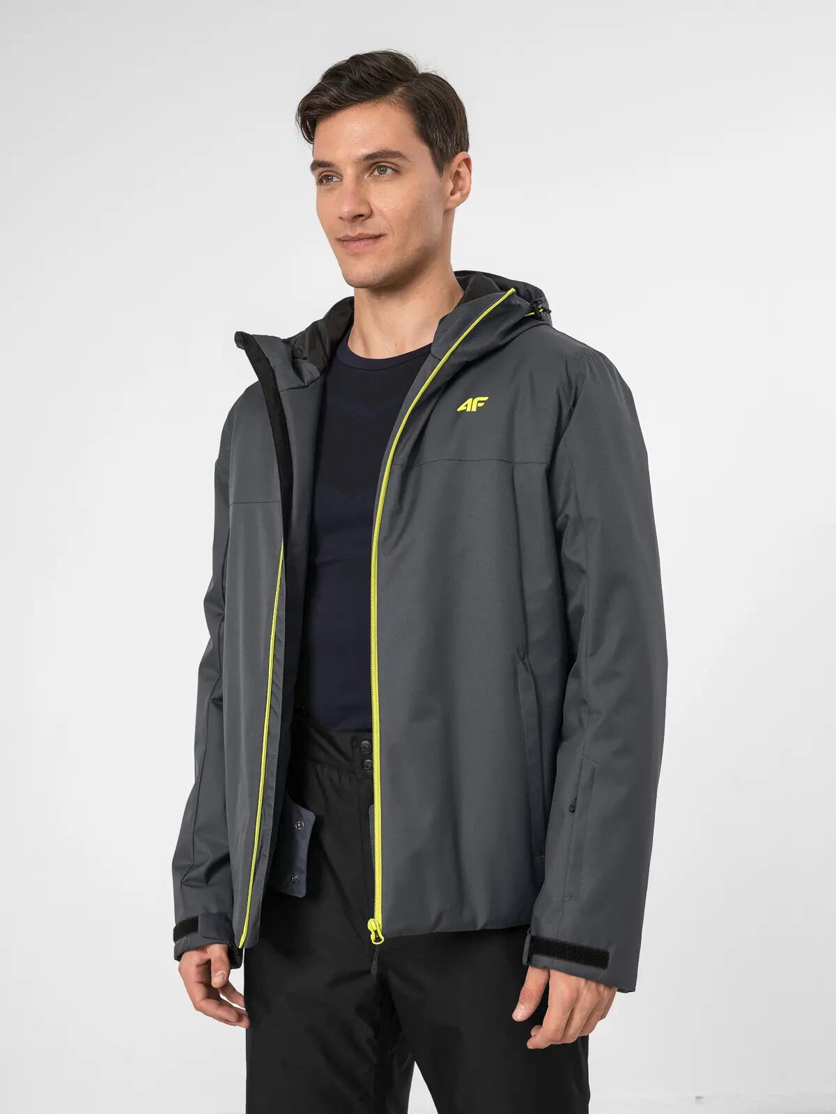 JACHETĂ DE SCHI MEMBRANA 5 000 PENTRU BĂRBAȚI 4F, Antracit, 3XL 3/6