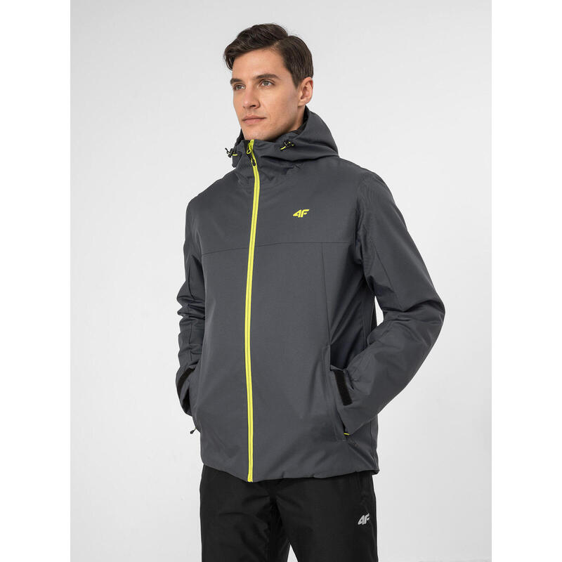 JACHETĂ DE SCHI MEMBRANA 5 000 PENTRU BĂRBAȚI 4F, Antracit, 3XL