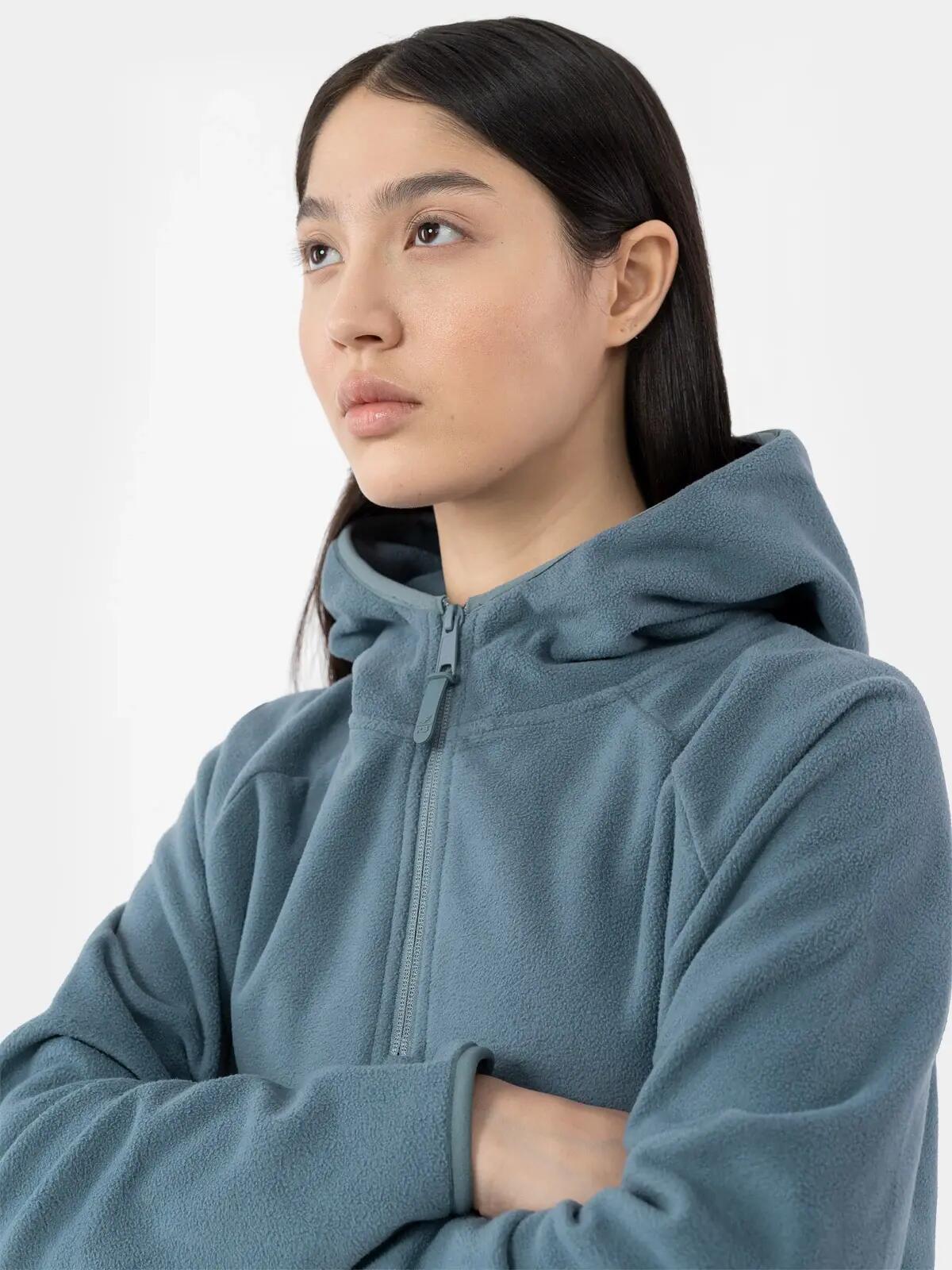 Polar pentru femei, cu gluga 4F PLD010, Denim, XL 5/6