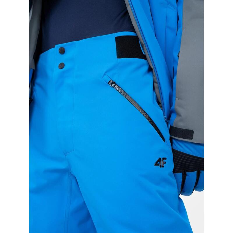 PANTALONI DE SCHI 4FPRO MEMBRANA DERMIZAX® 20 000 PENTRU BĂRBAȚI, Bleumarin, L