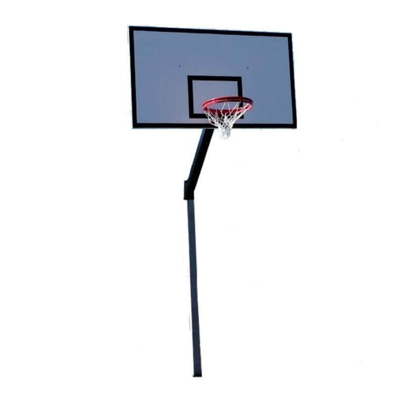 Sistem baschet mono stalp MODEL101, panou fibra 180x105 cm, inel si plasa