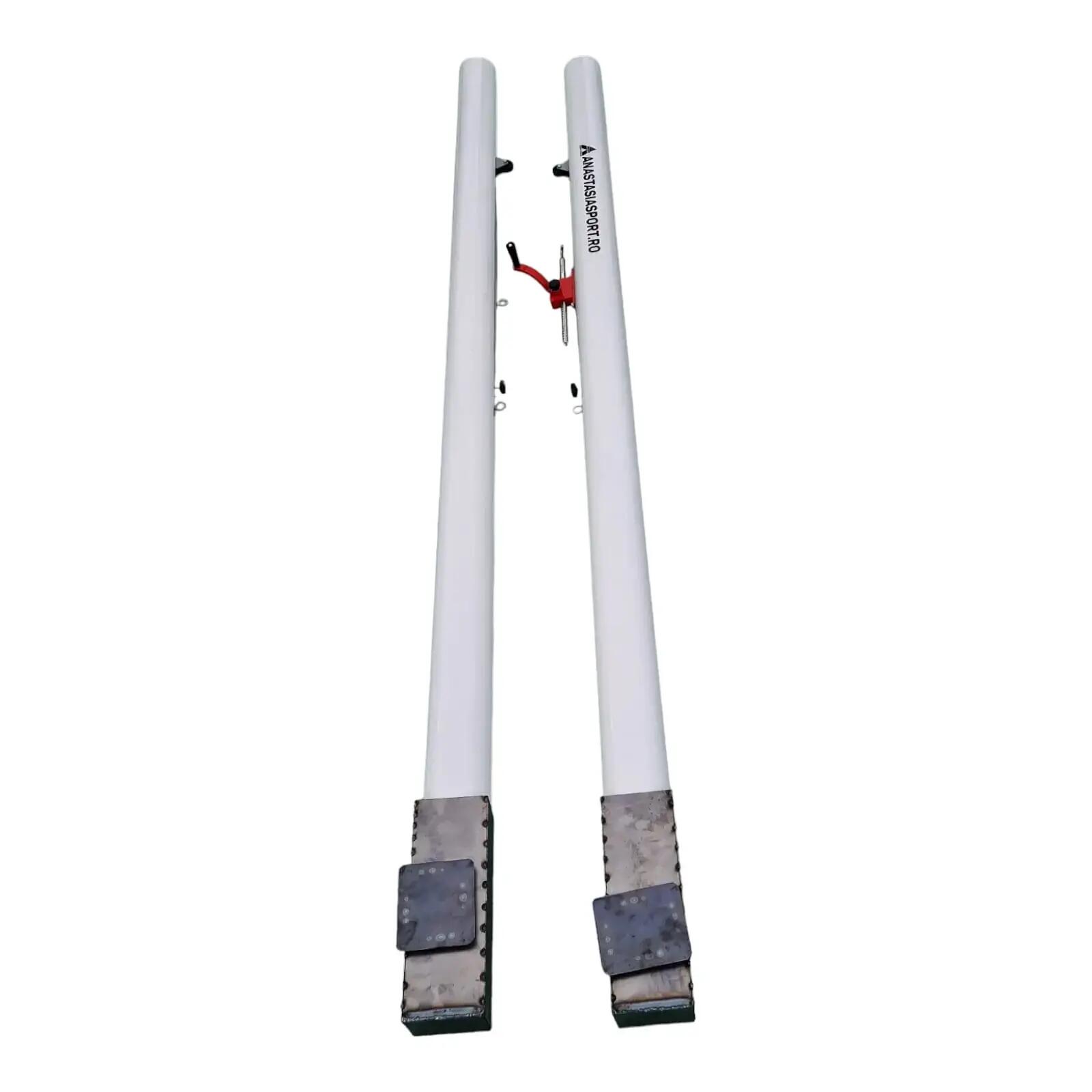 Stalpi volei Anastasia Sport profil aluminiu oval, inaltime reglabila a fileului 2/10