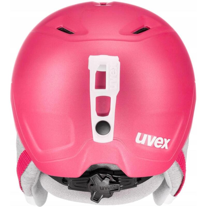 Casque de ski pour enfants UVEX Manic Pro rose mat 51-55 cm