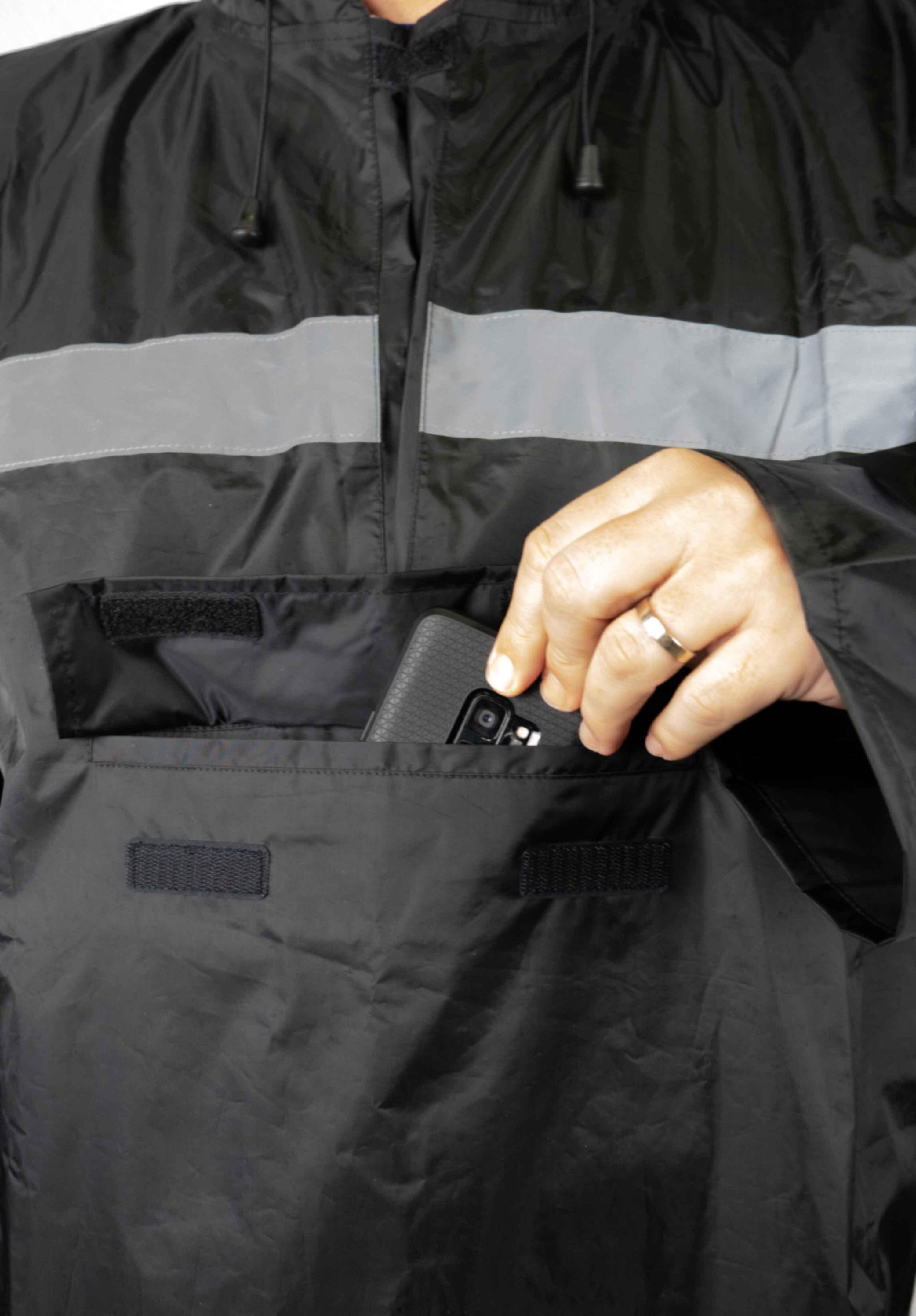 Poncho impermeável de alta visibilidade 4/6