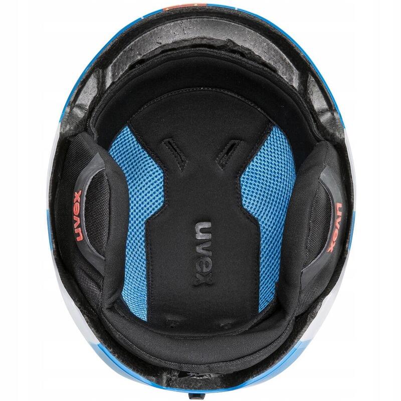 UVEX Viti blauwe beer kinderskihelm 51-55 cm