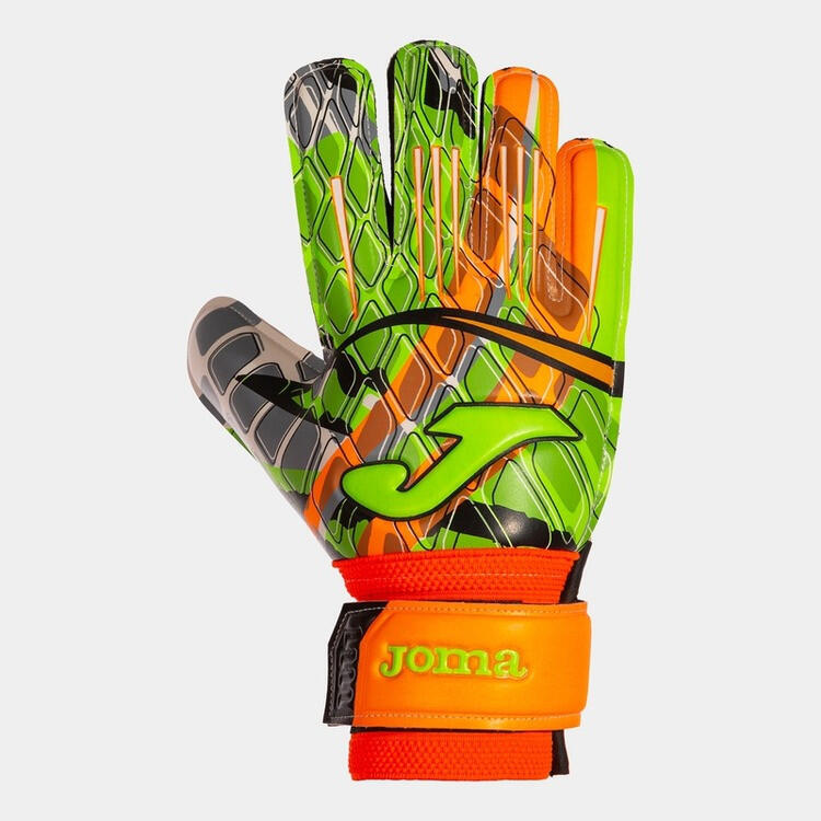 GUANTES DE PORTERO JOMA CALCIO 23. Flúor Orange lime. 401272.054