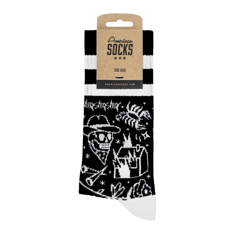 Calcetines divertidos para deporte American Socks Cowboy - Mid High