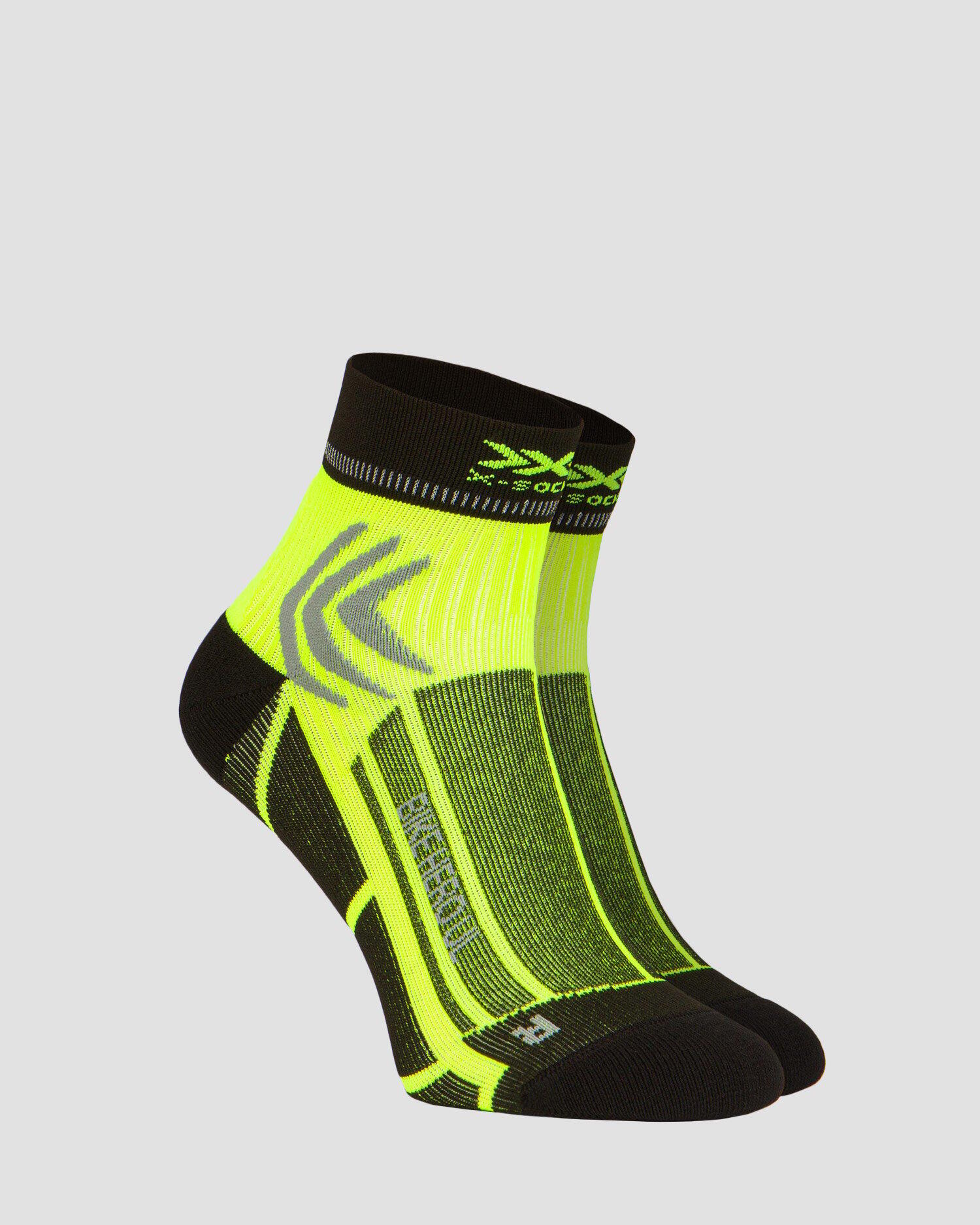 Skarpety rowerowe X-Socks Hero UL 4.0 czarne 3/4