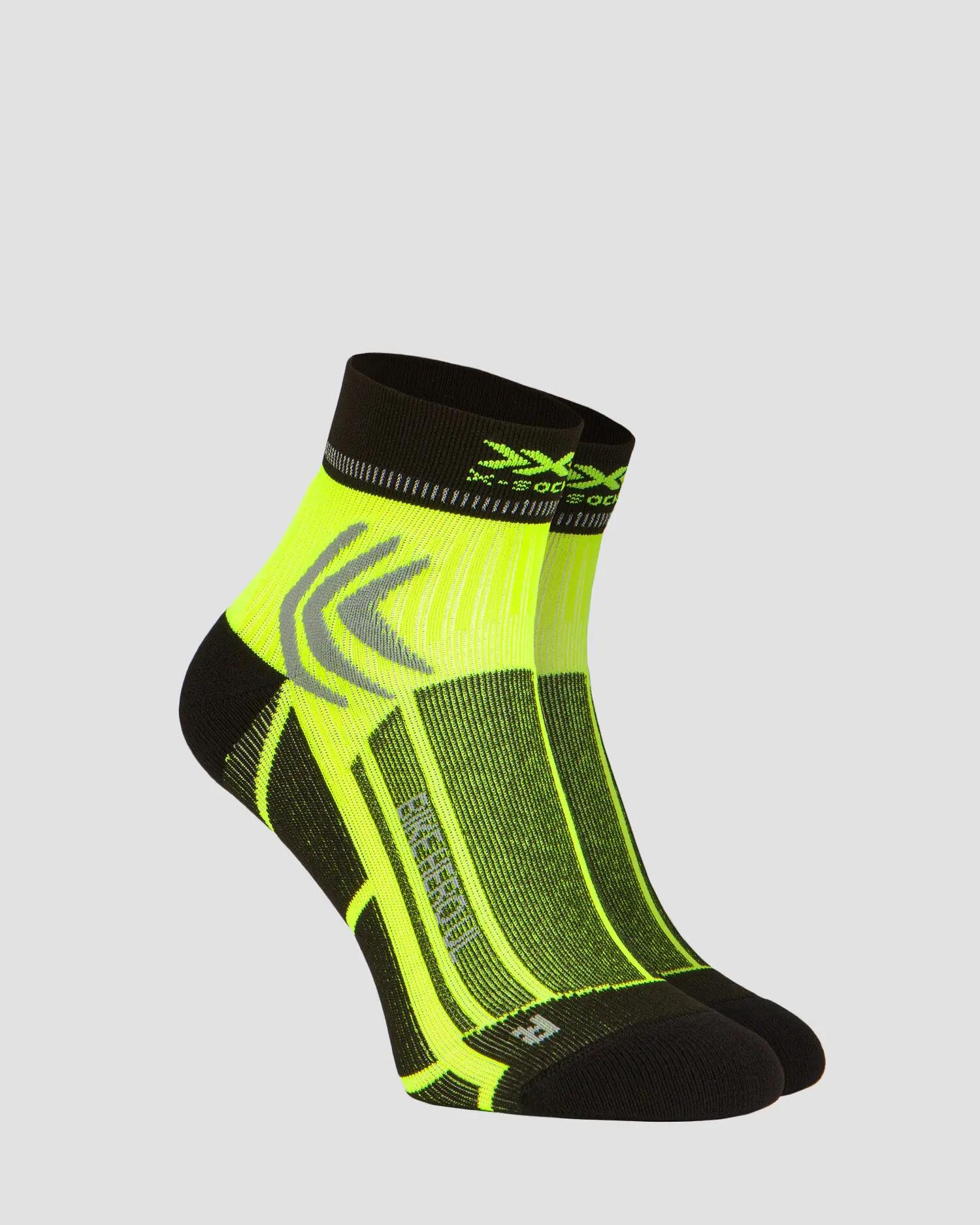 Skarpety rowerowe X-Socks Hero UL 4.0 czarne 3/4