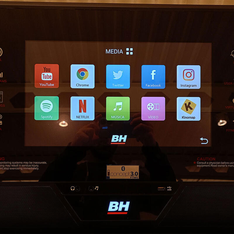 BH Fitness RS900 TFT multimédia futópad