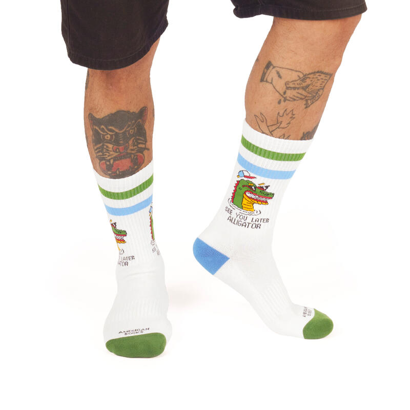 Calcetines divertidos para deporte American Socks See You Later - Mid High