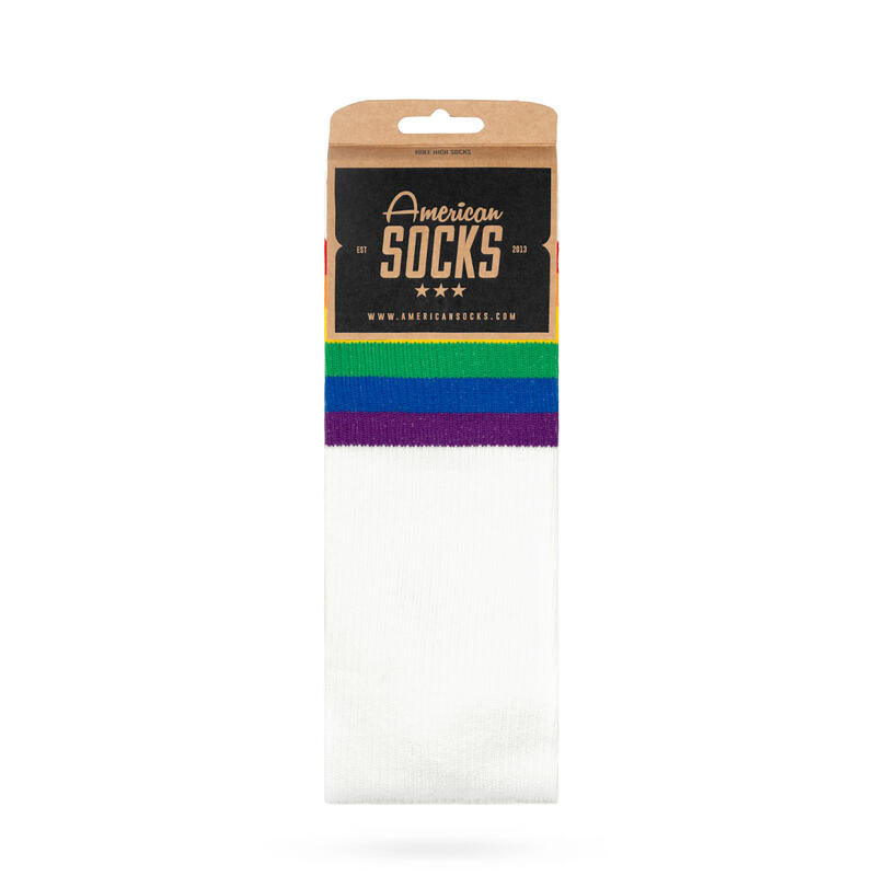 Calcetines divertidos para deporte American Socks Rainbow Pride - Knee High