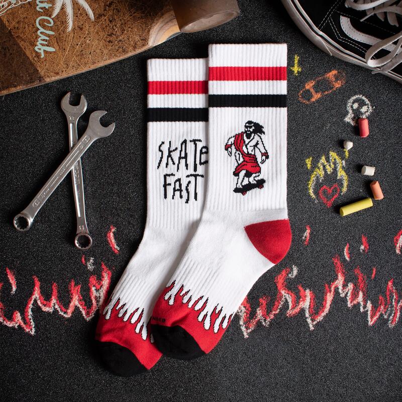 Calcetines divertidos para deporte American Socks Skate Fast - Mid High