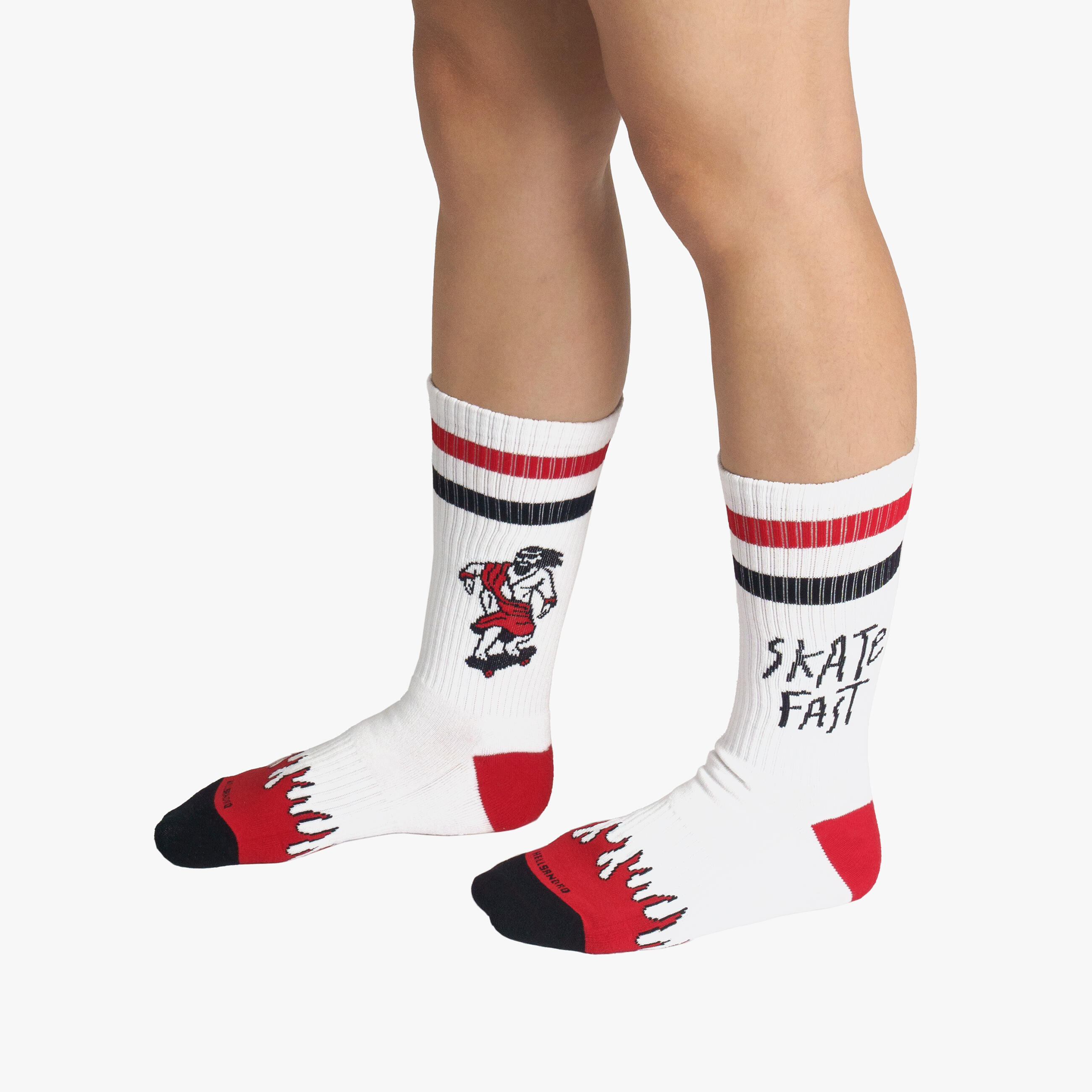 American Socks calcetines skater de media altura con calaveras