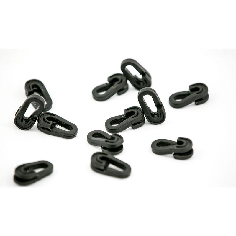 Lot de 40 clips de filet noirs