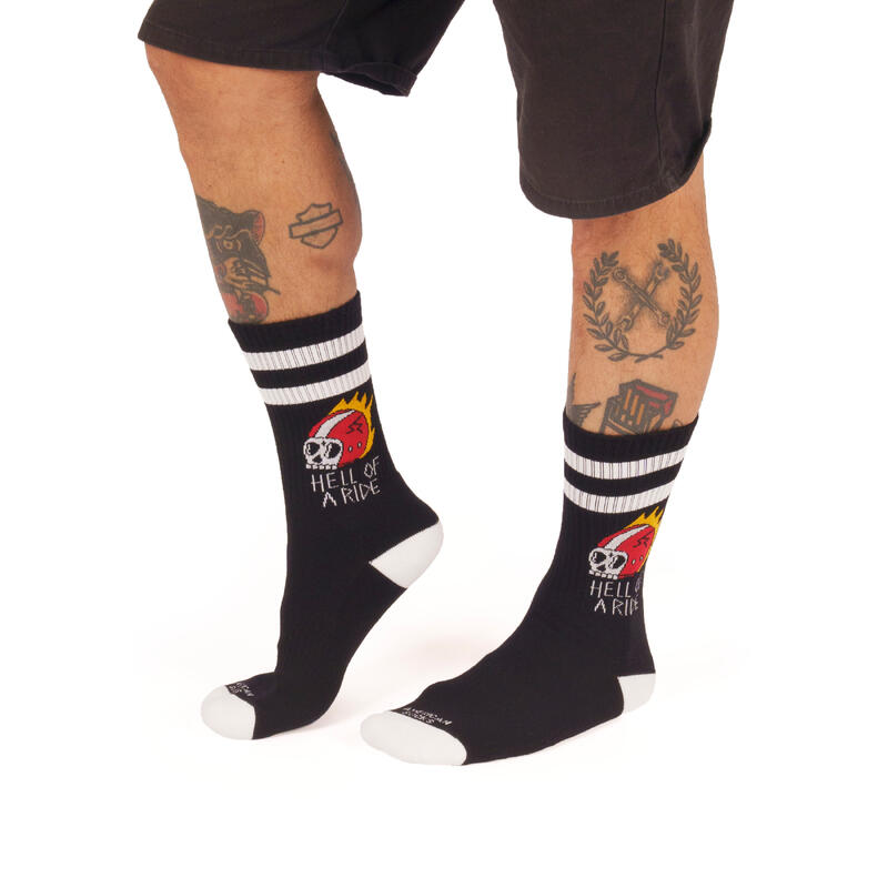 Calcetines divertidos para deporte American Socks Hell of a Ride - Mid High