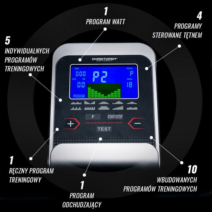 Christopeit AX 4000 hometrainer ergometer