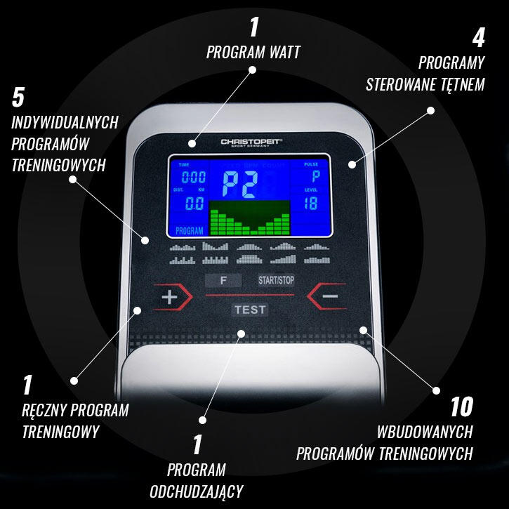 CHRISTOPEIT Ergomètre AX 4000