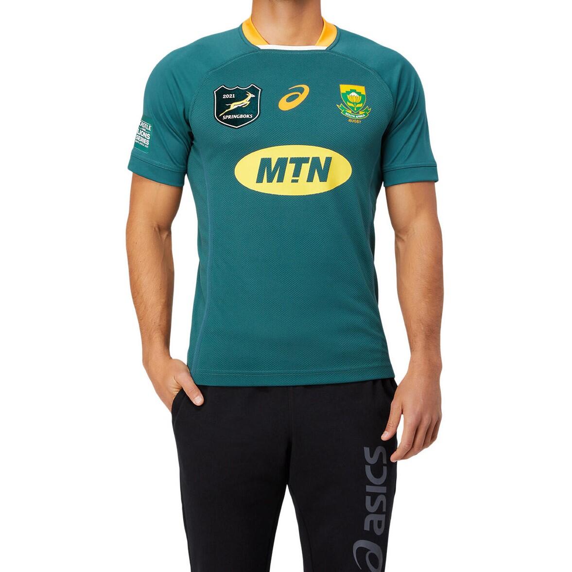 ASICS ASICS South Africa Springboks Mens Gameday Lions Rugby Shirt