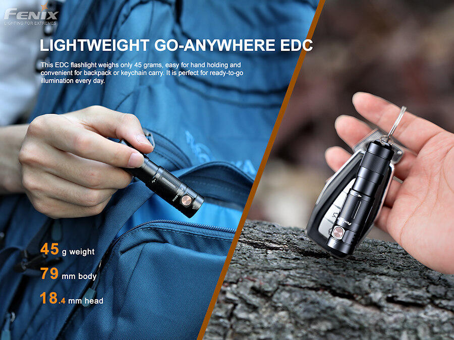 E09R 600 Lumen Rechargeable Mini Torch 4/7