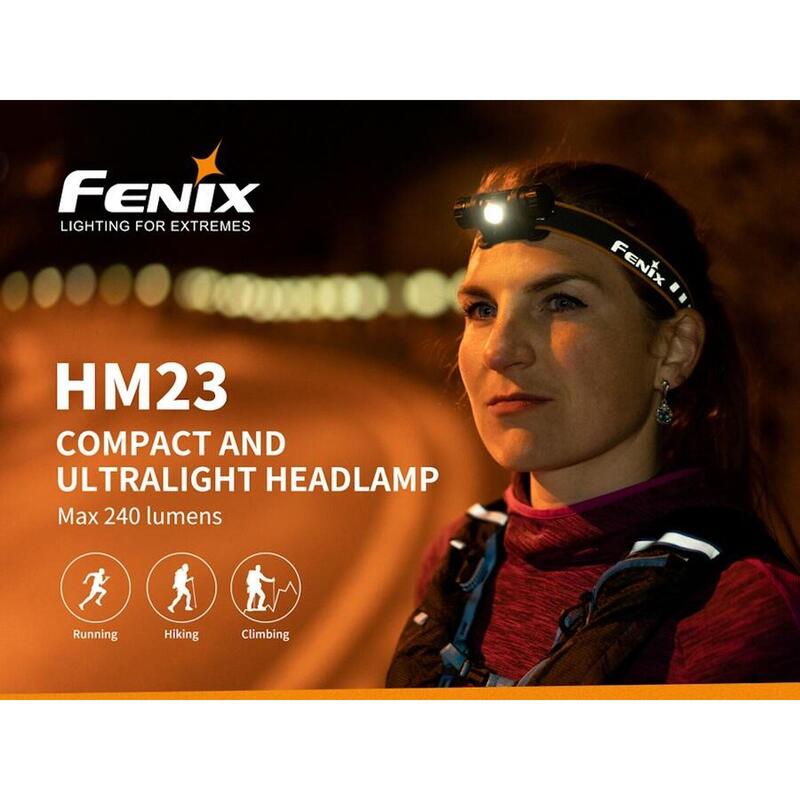 Čelovka Fenix HM23 230 lumenů