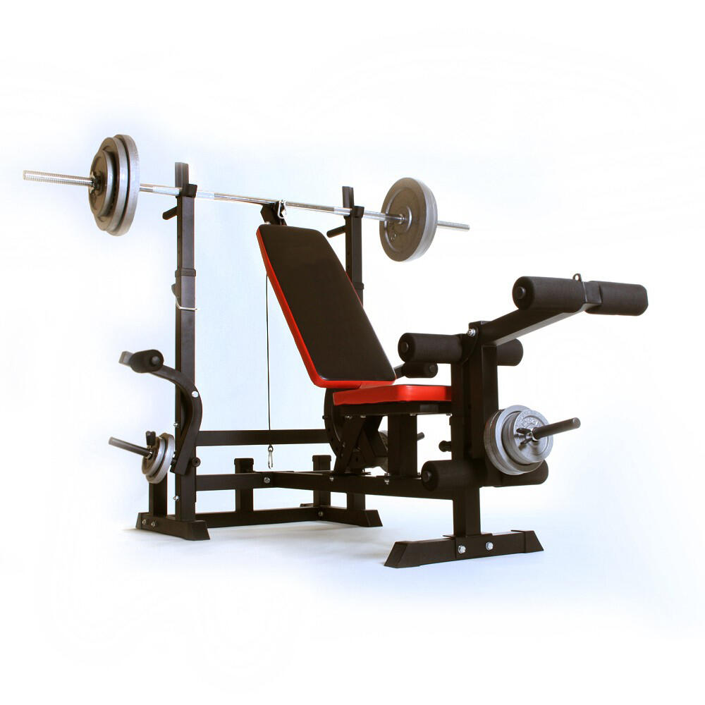 Ławka treningowa duża regulowana z modlitewnikiem Multi Gym 2/4