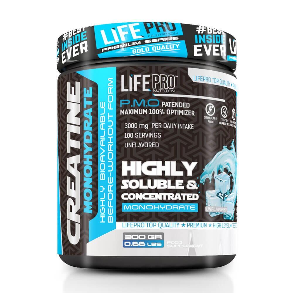 LIFE PRO NUTRITION Creatinemonohydraat 200 mesh 300g Life Pro