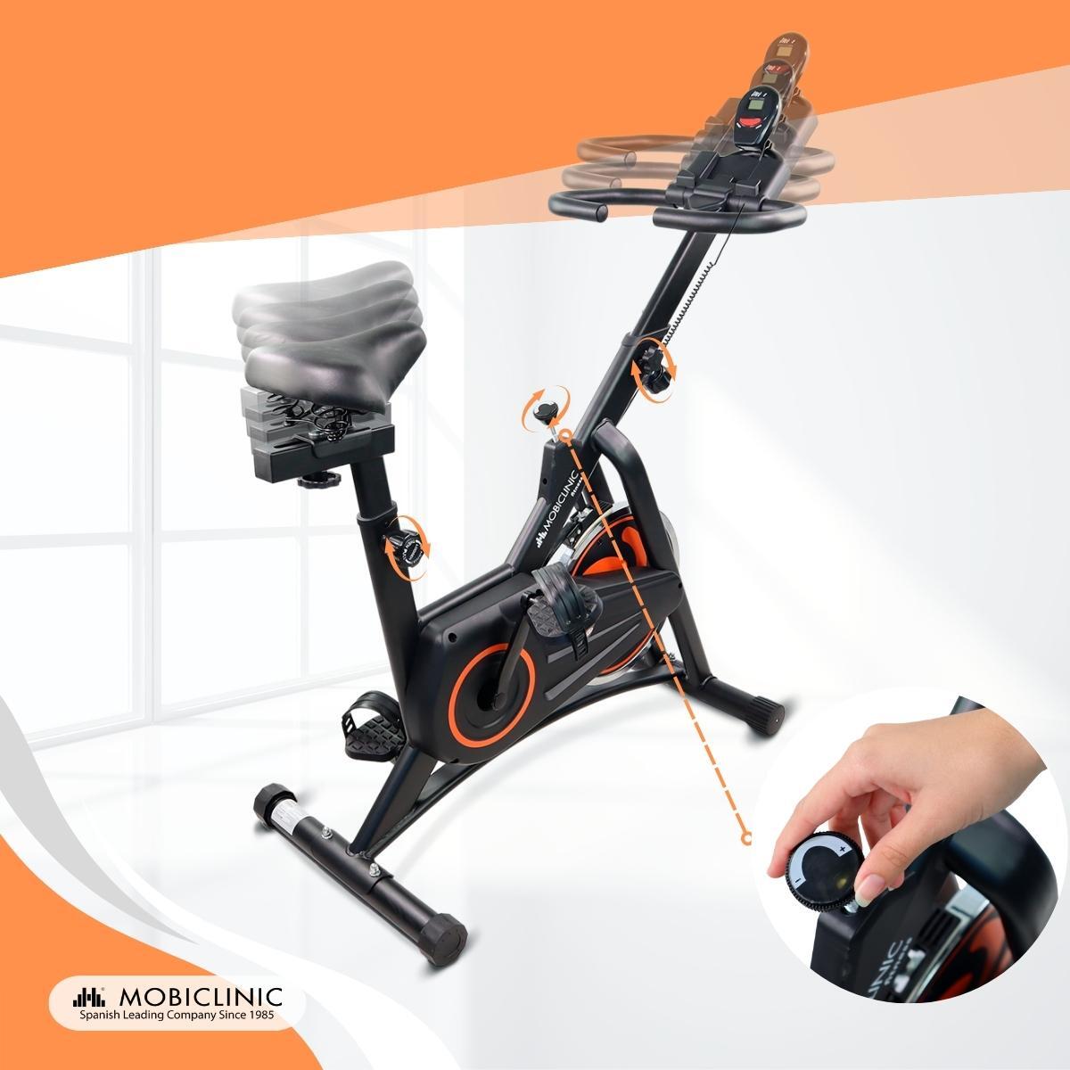 Indoor-Heimtrainer für den Innenbereich, 10 kg Schwungrad, verstellbare 120 kg 5/7