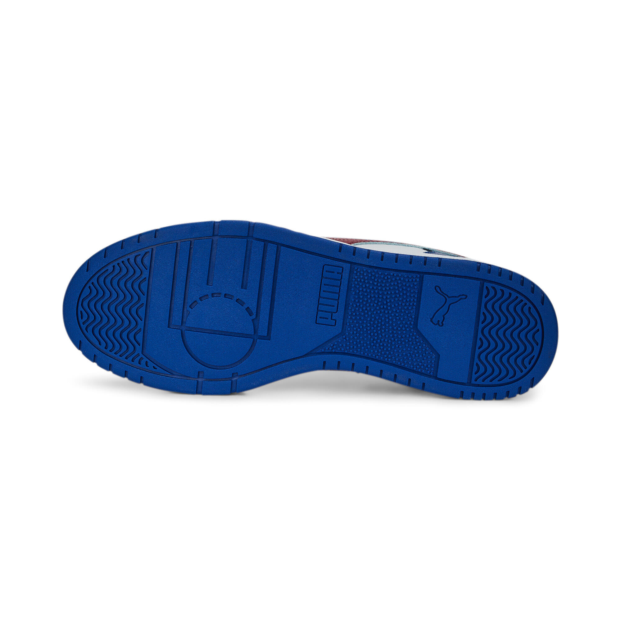 Zapatillas Deportivas de Cuero de Vaca RBD Game para Hombre Blanco, Azul 3/7
