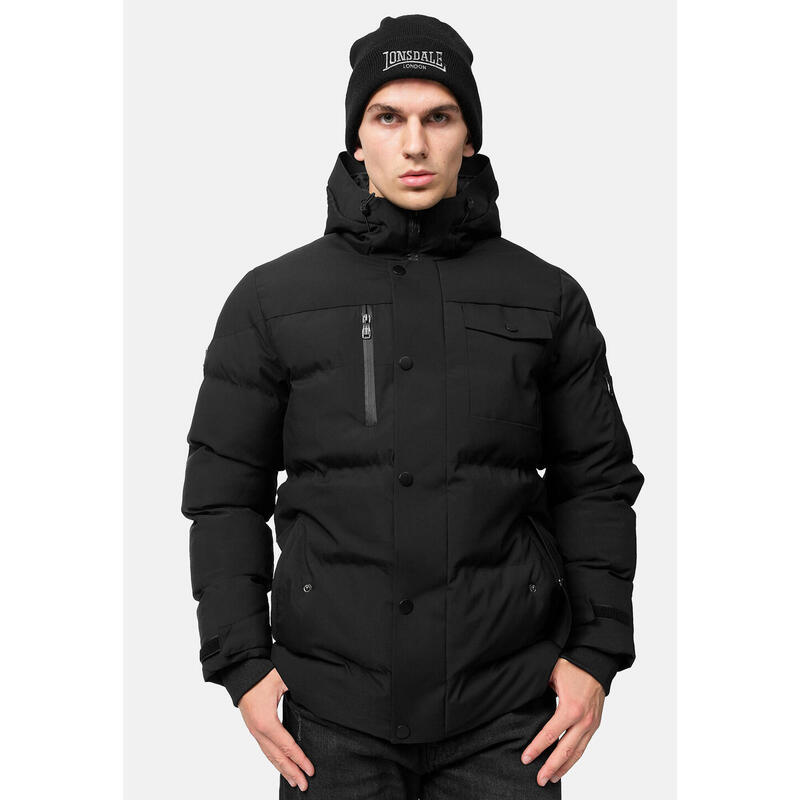 LONSDALE Herren Winterjacke mit Kapuze normale Passform MALLAIG