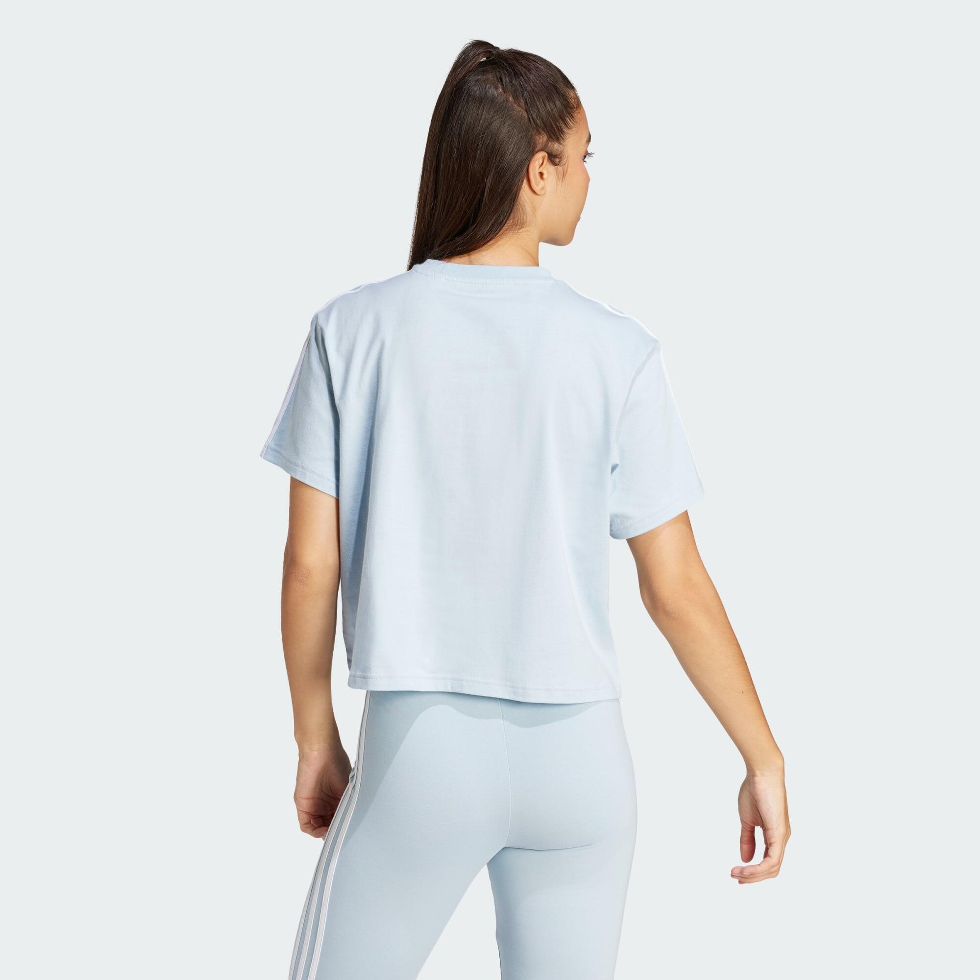 Crop top en jersey Essentials 3-Stripes 3/6