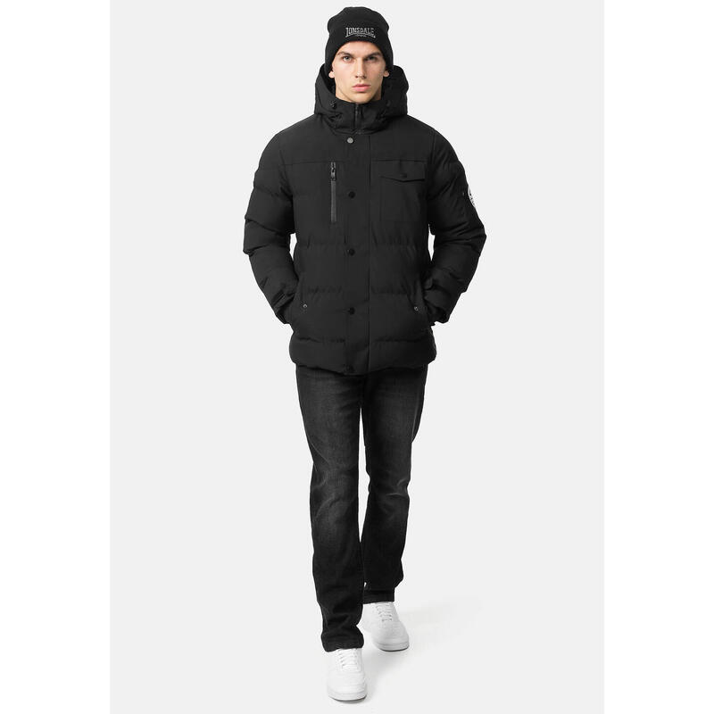 LONSDALE Herren Winterjacke mit Kapuze normale Passform MALLAIG