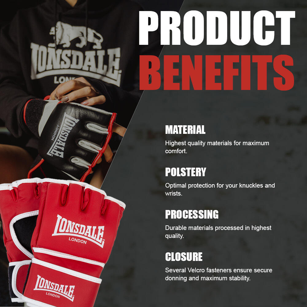 Gants de MMA entraînement Lonsdale Harlton 5/7